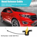 X Autohaux Car Engine Hood Release Cable Ford Escape 2013-2018 For Lincoln Mkc 2015-2018 Bonnet Lever Latch Replace