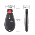Aintier 2 X Keyless Entry Remote Key Fob For Dodge Challenger Charger Durango Grand Caravan Journey Ram 1500 Jeep Cherokee