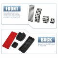 X Autohaux 5 Pcs Accelerator Pedal And Brake Cover Set For Mercedesbenz A B Cla Gla Ml Gl R Class W176 W245 W246 C117 W117 X156