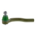 Tie Rod End For 2017 To 2024 Nissan Armada Sintered Metal With Green Neoprene Dust Boot Threaded Stud Male 1 