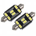 A Absopro Led Festoon Light 41mm 5730 Car Bulb Interior Dome Map Door Lamp Courtesy Lights White Set Of 2 