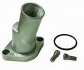 R6015 15 Degrees Polished Aluminum Water Neck For Chevy V8 Small Block 283 350 And Big O Ring Style Swivel 