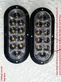 6 Oval Bright White Led Backup Reverse Light Hi And Low Beam Surface Mount No Cutting Required