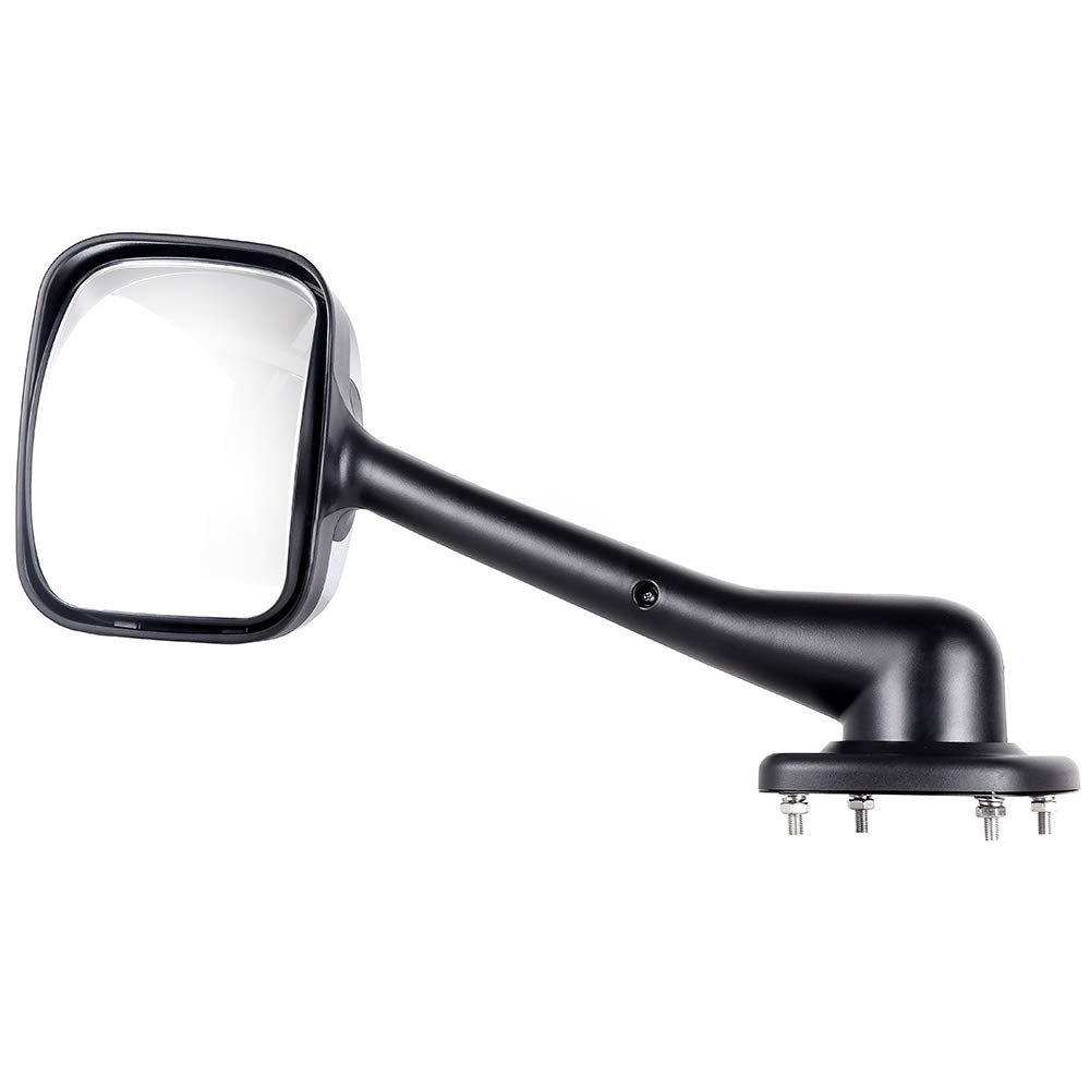 Right Side Tow Mirror For 2008 2016 Freightliner Cascadia Manual Control With Chrome Housing Metallic Finish Wide Angle View