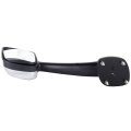 Right Side Tow Mirror For 2008 2016 Freightliner Cascadia Manual Control With Chrome Housing Metallic Finish Wide Angle View