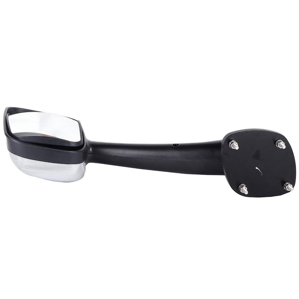Right Side Tow Mirror For 2008 2016 Freightliner Cascadia Manual Control With Chrome Housing Metallic Finish Wide Angle View
