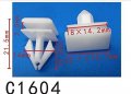 Autobahn88 Rocker Panel Molding Clip Compatible With Chrysler Dakota Durango Jeep Liberty 00 Oem 68092697aa Pack Of 20