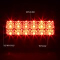 Compatible With Chevy S10 Pair Of Smoke Lens Clear Corner Headlight Red Led 3rd Brake Light