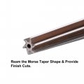 Uxcell Mt1 Morse Taper Reamer H8 Accuracy Alloy Tool Steel 6 Flutes Straight Shank Finish Hand Cutter Milling Conical For Bore