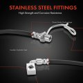 A-premium Rear Passenger Brake Hydraulic Hose Compatible With Select Jeep And Dodge Models Liberty 2008-2012 Nitro 2009-2011