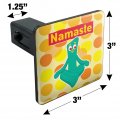 Namaste Gumby Yoga Meditation Tow Trailer Hitch Cover Plug Insert
