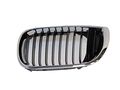 Bundle For 02-05 Bmw 325i 325xi Grille Chrome Frame W Blk Inserts Lh Rh Bm1200126 Bm1200127 