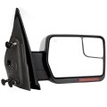 Right Side Towing Mirror Replacement For 2004 To 2014 Ford F 150 Pickup Truck Power Adjusted Heated With Turn Signal Puddle 