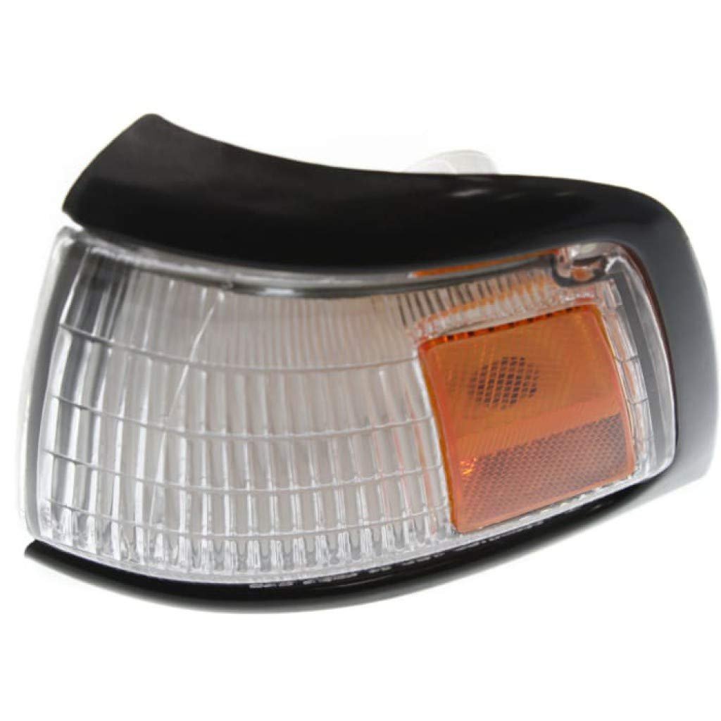 Parking Cornering Light Pair For 1989 1991 Toyota Pickup Dlx Sr5 Driver And Passenger Side Amber Clear Lens With Gray Trim
