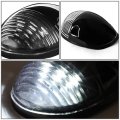 Auto Dynasty Compatible With Silverado Sierra Gmt800 Led Cab Roof Top Center Running Light Pair Side Lamps Black White