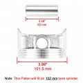 Caltric Cylinder Piston Ring Compatible With Honda 13010-hn8-a61 13101-hn8-a60 Standard Bore
