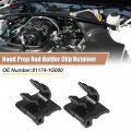 X Autohaux 2pcs Hood Prop Rod Holder Clip Retainer No 81174-1g000 For Kia Rio 2006-2011 Hyundai Accent