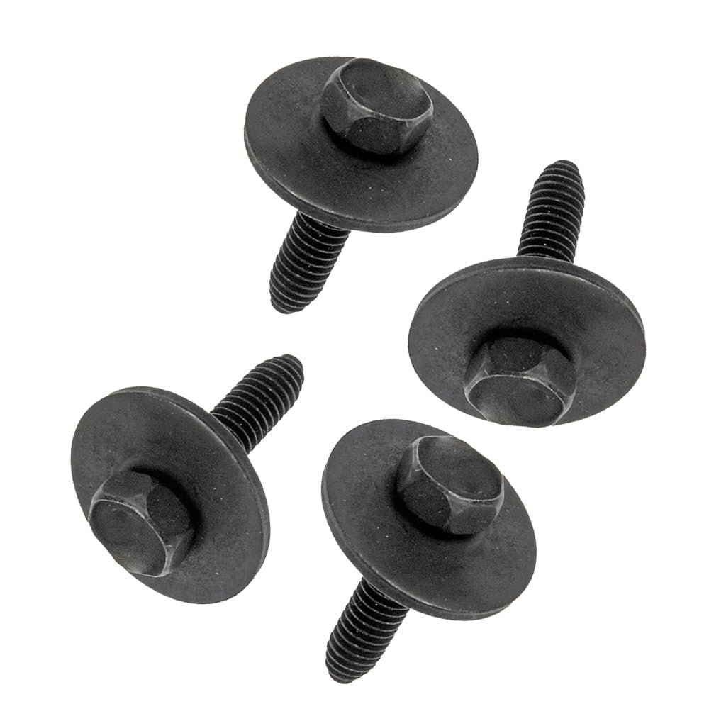 Body Bolts For Buick Riviera 1995 1996 1997 1998 1999 Steel Phosphate Finish Black Hex Head Fastener 4 Pieces 11503982 11609989