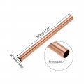 Uxcell Copper Round Tube 15mm Od 1mm Wall Thickness 200mm Length Straight Pipe Tubing 2 Pcs