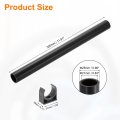 Pvc Rigid Tube 300mm Length Round Pipe Tubing 21mm Id 25mm Od Plastic With Clamp For Aquarium Water Cooling System Cable Sleeve
