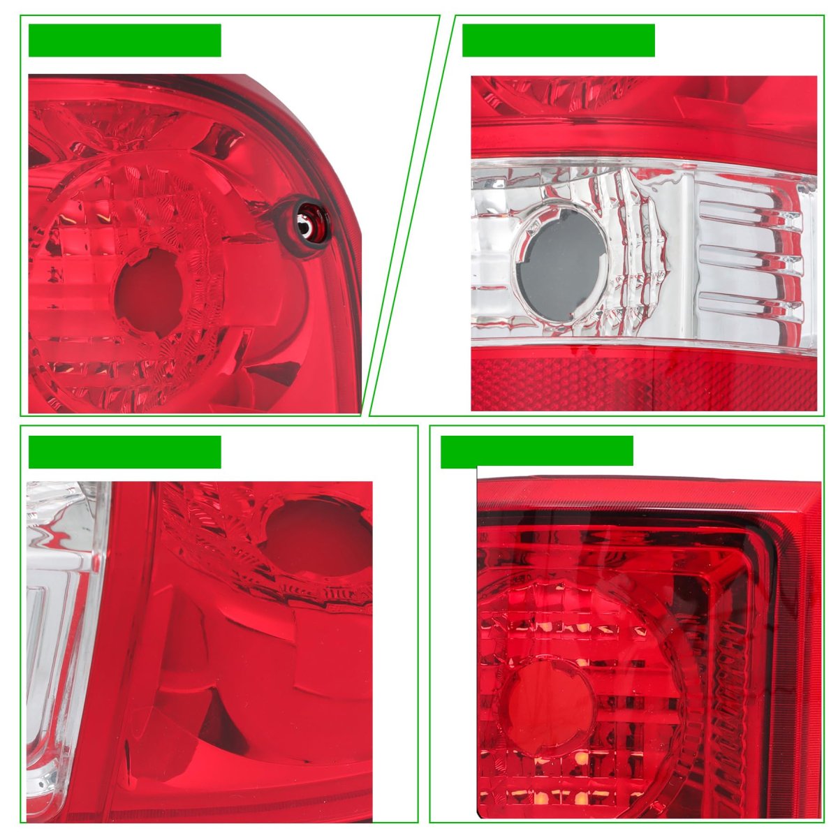 Outer Rear Tail Light Assembly Left And Right Side For Ranger 2001 2011 Replacement 6l5z13405aa 6l5z13404aa 2 Piece Set Red