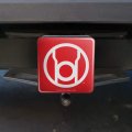 Green Lantern Blackest Night Red Logo Tow Trailer Hitch Cover Plug Insert