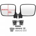 Sautvs Adjustable Side Mirrors For Honda Pioneer 1000 16-23 High-definition Clear Wider Folding Exterior Rearview Mirror