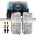 Usr 97-01 Cherokee Xj Tail Light A Rear Lamps Assembly Left Right Pair For 1997-2001 Jeep Suv All Models Trims All Clear Lens 