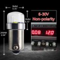 Ruiandsion 2pcs 6-30v Auto Ba9s Led Car Bulb T4w 1smd Chip 6000k White 64111 For Interior Dome Map License Plate Glove Box