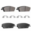 4pcs Rear Semi-metal Brake Pads Fit For Chevy Suburban 1500 2007-2014 Tahoe Silverado 2007-2013 Cadillac Escalade