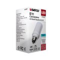 Satco 5w T6 Led Mini Candelabra Bulb Frost Finish 5000k Natural Light 120 Volt Residential Commercial Indoor Enclosed Fixtures