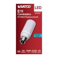 Satco 5w T6 Led Mini Candelabra Bulb Frost Finish 5000k Natural Light 120 Volt Residential Commercial Indoor Enclosed Fixtures