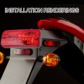 Goofit Rear Brake Tail Lights Universal Motorcycle For 50cc 70 Cc 90cc 110cc 125cc 150cc Atv Dirt Pit Bike