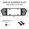 Urlwall C8 Corvette Stingray Billet License Frame Solid Aluminum Plate Cover Car Black Bracket Holder With Screws For 2020 2021