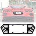 Urlwall C8 Corvette Stingray Billet License Frame Solid Aluminum Plate Cover Car Black Bracket Holder With Screws For 2020 2021