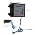 Trailer Breakaway Kit 12v Led Battery Meter Brake System With Built In Recharger Universal For Vehicle
