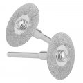 Gathertool 5pcs 22mm Emery Diamond Cutting Blades Drill Bitand 1pc Mandrel For Tile Cleaner Beauty Stitch Discs Home Tool