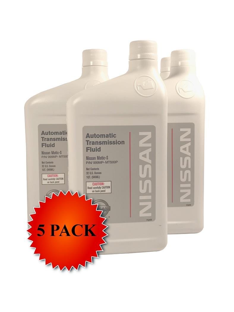 Matic S Transmission Fluid 999mp-mts00p Pack Of 5 Quarts For Nissan Vehicles