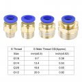 Uxcell Pneumatic 8mm Od Nylon Air Hose Tubing Kit 10 Meters White With 16 Pcs Push To Connect Fittings