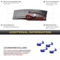 Vipmotoz Full Led Strip Side Marker Lights Fender Parking Lamps Compatible With 2012-2019 Bmw 3 4 Series F30 F32 F80 320i 328d