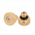 Uxcell 0 8mm Orifice Dia 9mm Long Brass Mist Nozzle Gold Tone 10pcs