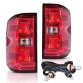 Tail Lights Assembly Rear For 2014-2019 Chevy Silverado 2015-2019 Gmc Sierra Taillights With Wiring Harness 