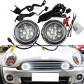Nslumo 2x Led Halo Rally Drl Daytime Driving Light For Mini R55 Clubman R56 R57 Convertible R58 Coupe R60 Countryman R61 With 