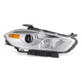 Auto Dynasty Ch2519143 Facotry Style Projector Headlights Assembly For Dodge Dart 2013-2016 Passenger Right Side Chrome Housing 