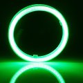 Everbrightt 1-pair Green 70mm 60smd Cob Led Angel Eyes With Shell Halo Ring Bulbs Drl Car Decoration Dc 12v 