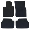 Black Velour Front Rear Floor Mats Carpet For Mini Cooper F55 F56 F57 2014-2024