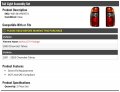 Tail Light Assembly Set Of 2 Compatible With 2000-2003 Chevy Tahoe Without Z71 Package