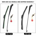 Utv Manual Windshield Wiper Arm Length 450mm 17 7 Inch Blade About 400mm 15 7 3 Pieces Set