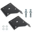 Leaf S-pring Shock Plate Kit Anchor Bracket With Studs Replacement For Ca-maro 1968-1969