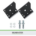 Leaf S-pring Shock Plate Kit Anchor Bracket With Studs Replacement For Ca-maro 1968-1969